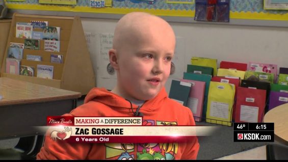 First grader shaves his head for his classmate with cancer